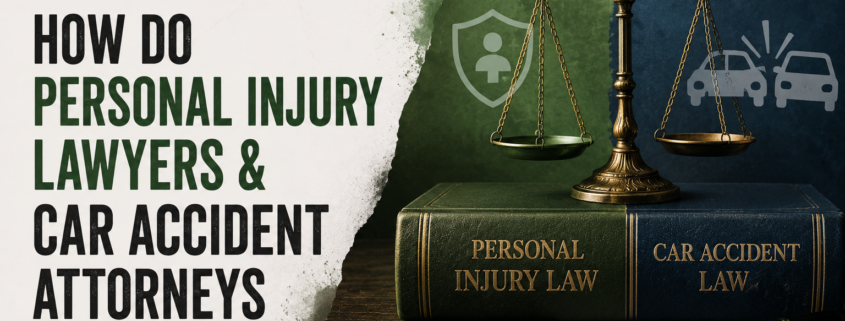 How Do Personal Injury Lawyers & Car Accident Attorneys Differ?