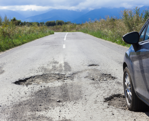 Road Defects Contribute to Car Accidents