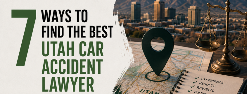 7 Ways to Find the Best Utah Car Accident Lawyer Near Me