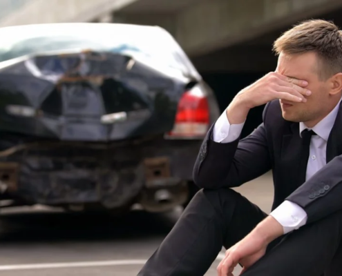 Cockayne Law car accident lawyer advising injured client in Utah.