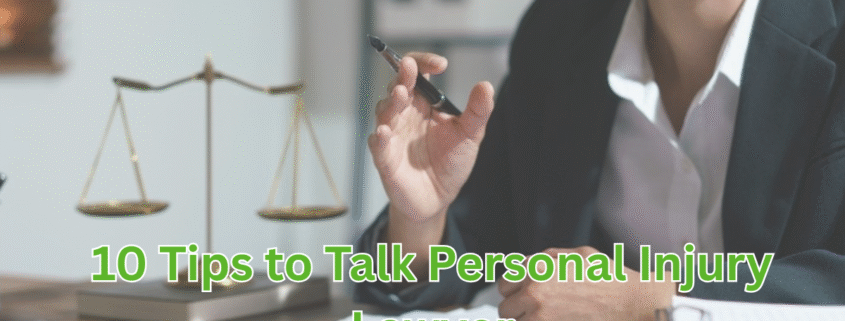 10 Tips to Talk Personal Injury Lawyer