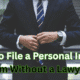 How to File a Personal Injury Claim Without a Lawyer