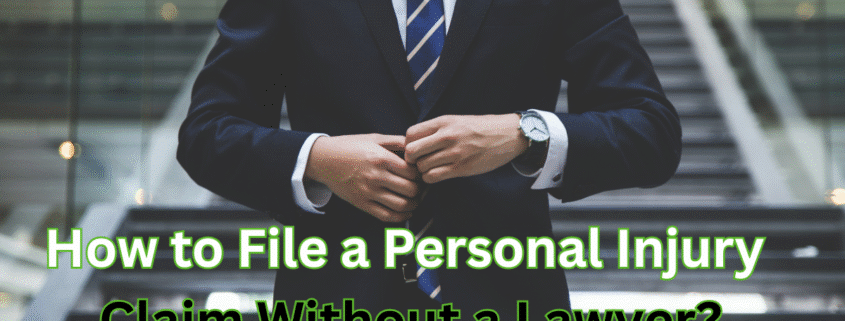 How to File a Personal Injury Claim Without a Lawyer