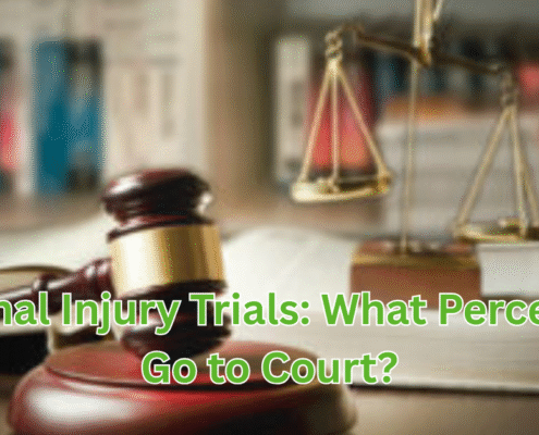 what percentage of personal injury cases go to trial​