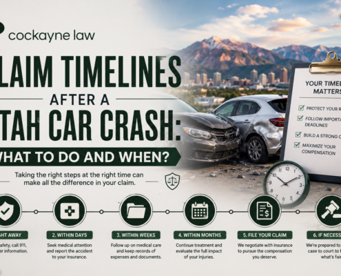 Claim Timelines After a Utah Car Crash: What to Do and When?