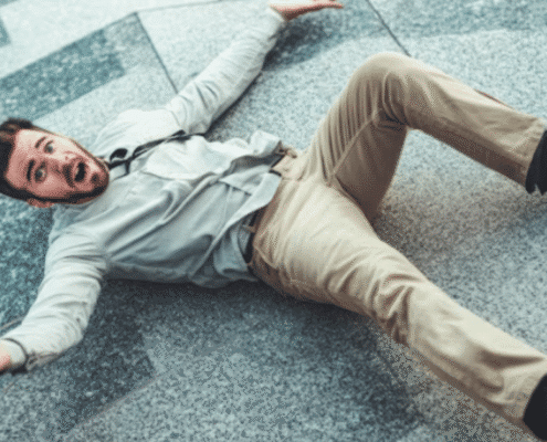 who is liable in a slip and fall accident
